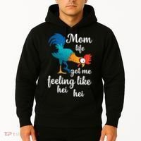 Mom Life Got Me Feeling Like Hei Hei Rooster Hoodie thumb 2