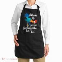 Mom Life Got Me Feeling Like Hei Hei Rooster Apron thumb 2