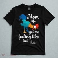 Mom Life Got Me Feeling Like Hei Hei Rooster T-Shirt thumb 5