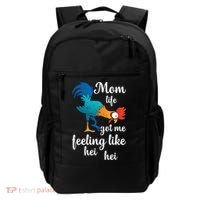 Mom Life Got Me Feeling Like Hei Hei Rooster Backpack thumb 0
