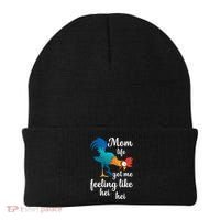 Mom Life Got Me Feeling Like Hei Hei Rooster Beanie thumb 0