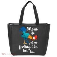Mom Life Got Me Feeling Like Hei Hei Rooster Tote Bag thumb 0