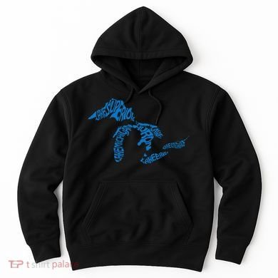 Michigan Love Great Lakes Hoodie