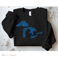 Michigan Love Great Lakes Sweatshirt thumb 2