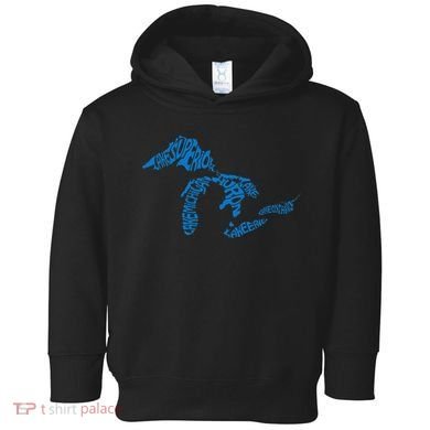 Michigan Love Great Lakes Toddler Hoodie