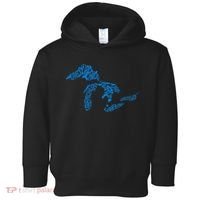 Michigan Love Great Lakes Toddler Hoodie thumb 0