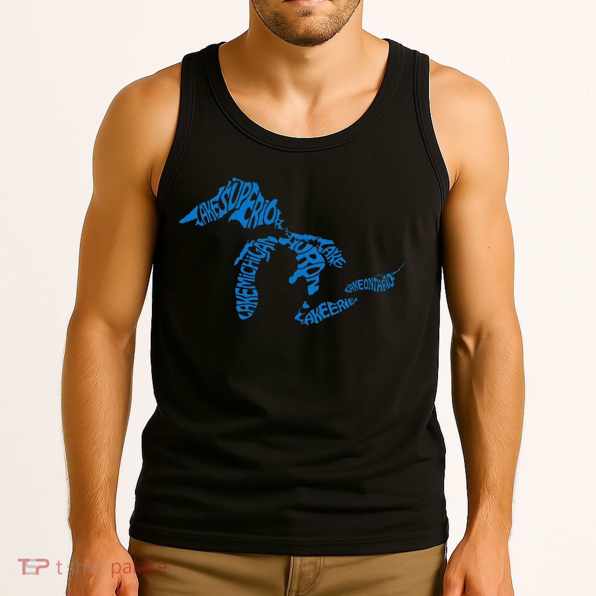 Michigan Love Great Lakes Tank Top