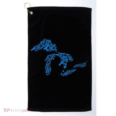 Michigan Love Great Lakes Golf Towel