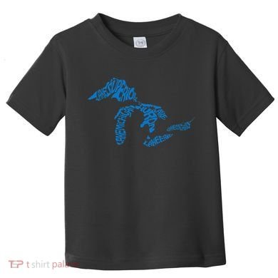Michigan Love Great Lakes Toddler T-Shirt