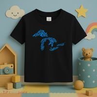 Michigan Love Great Lakes Toddler T-Shirt thumb 3