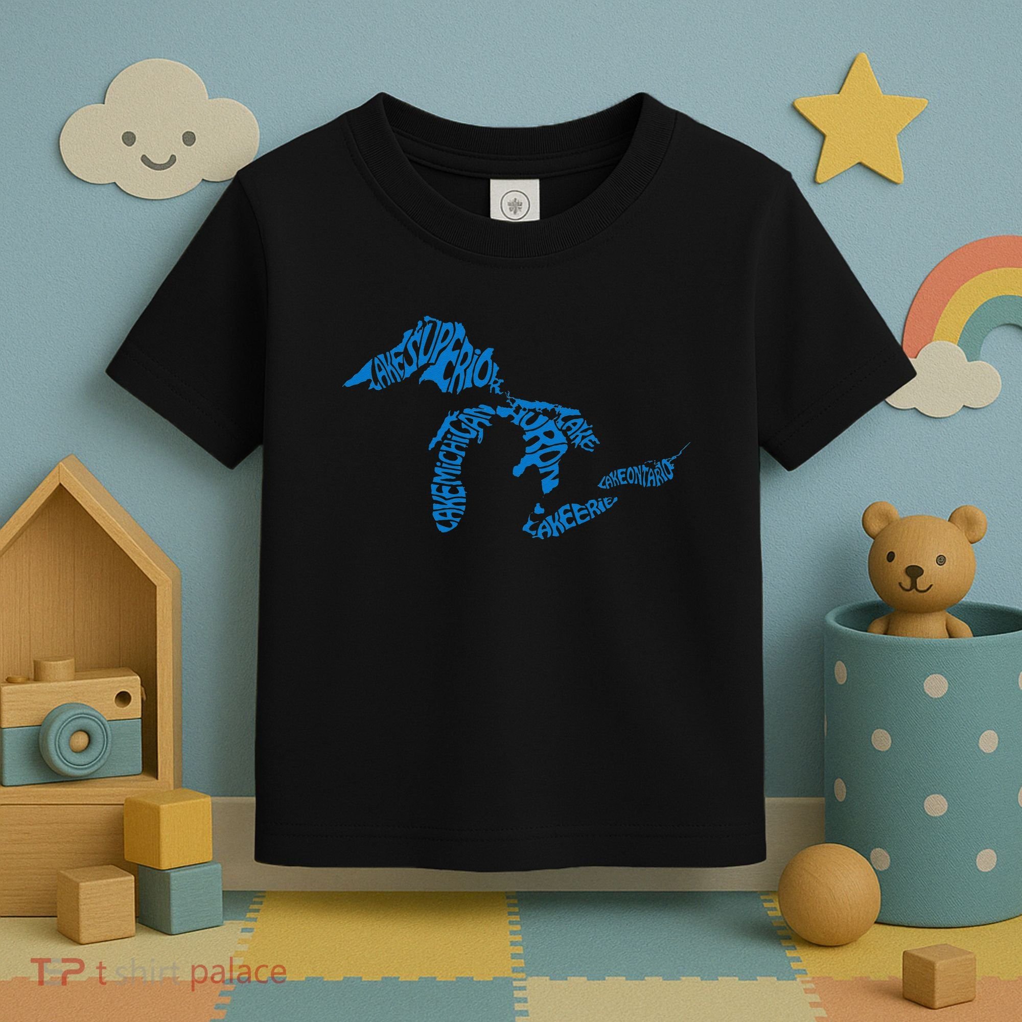 Michigan Love Great Lakes Toddler T-Shirt