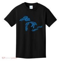 Michigan Love Great Lakes Kids T-Shirt thumb 0