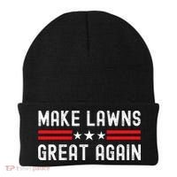 Make Lawns Great Again Funny Lawn Mower Dad Gardener Beanie thumb 0