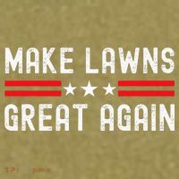 Make Lawns Great Again Funny Lawn Mower Dad Gardener Garment-Dyed Women's Muscle Tee thumb 6