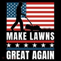 Make Lawns Great Again Funny Lawn Mower Patriotic Usa Flag Gift Coffee Mug thumb 5