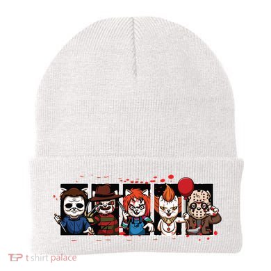My Little Horror Crew Halloween Horror Movie Cats Beanie