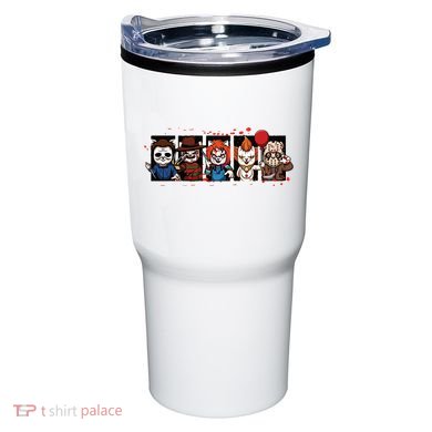 My Little Horror Crew Halloween Horror Movie Cats Tumbler