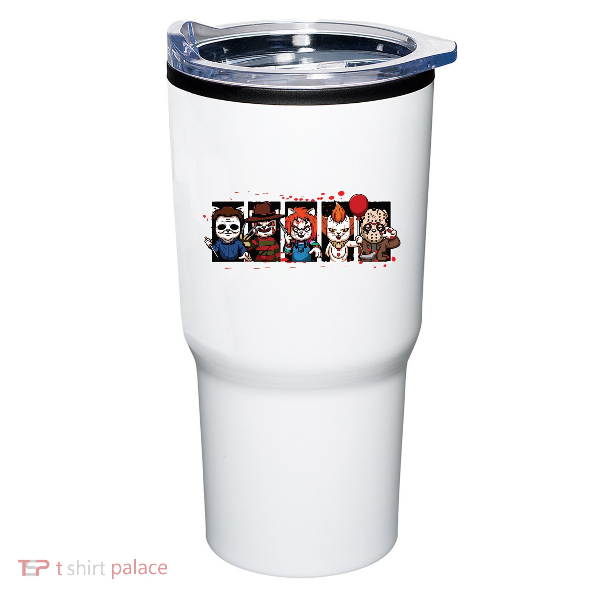 My Little Horror Crew Halloween Horror Movie Cats Tumbler