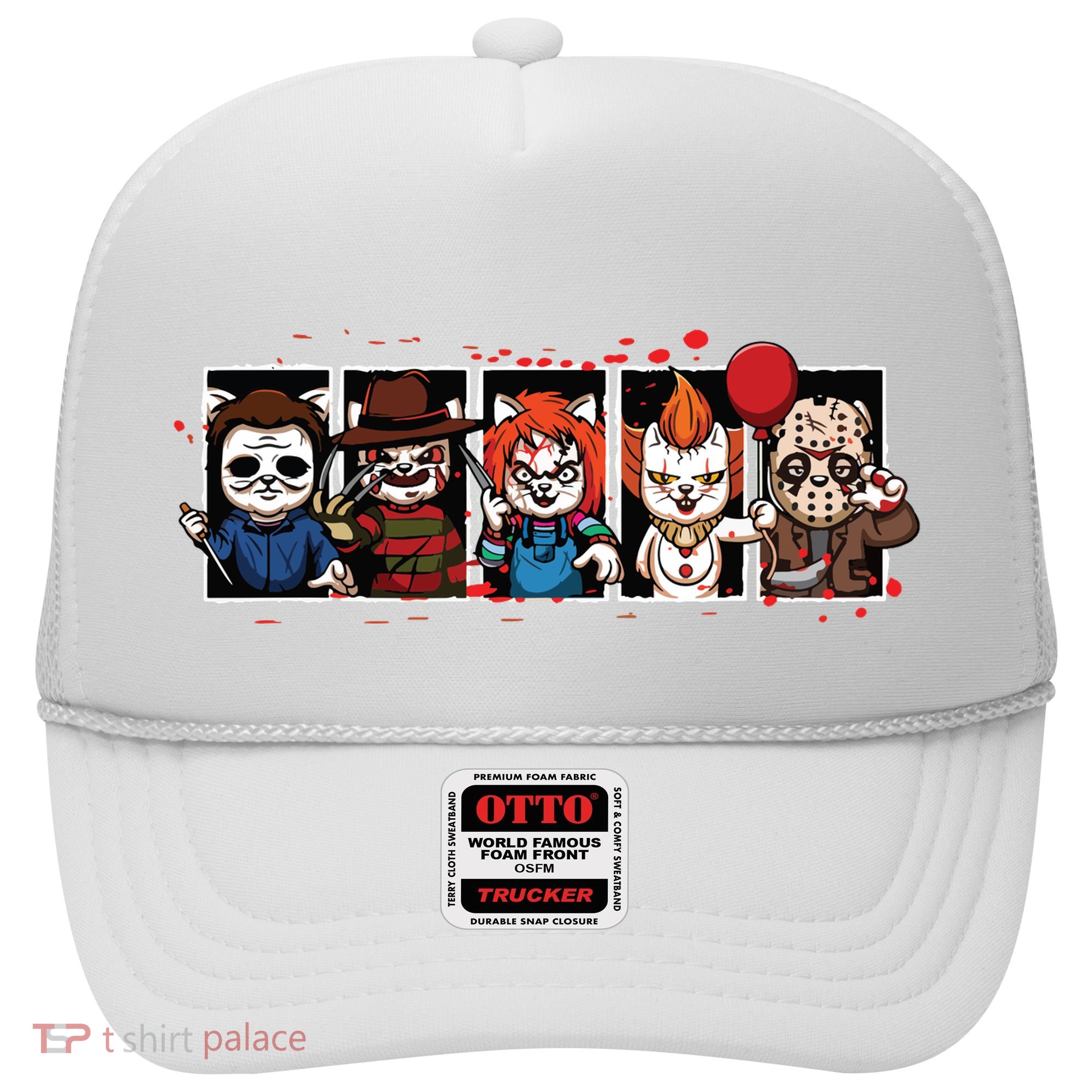 My Little Horror Crew Halloween Horror Movie Cats Hat
