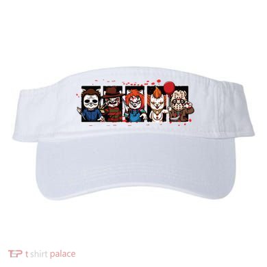 My Little Horror Crew Halloween Horror Movie Cats Visor
