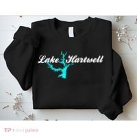 Minimalist Lake Hartwell Georgia South Carolina Sweatshirt thumb 2