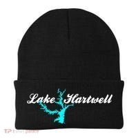 Minimalist Lake Hartwell Georgia South Carolina Beanie thumb 0