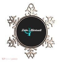 Minimalist Lake Hartwell Georgia South Carolina Ornament thumb 0