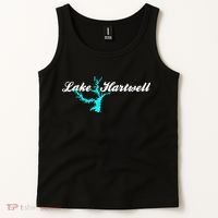 Minimalist Lake Hartwell Georgia South Carolina Tank Top thumb 2