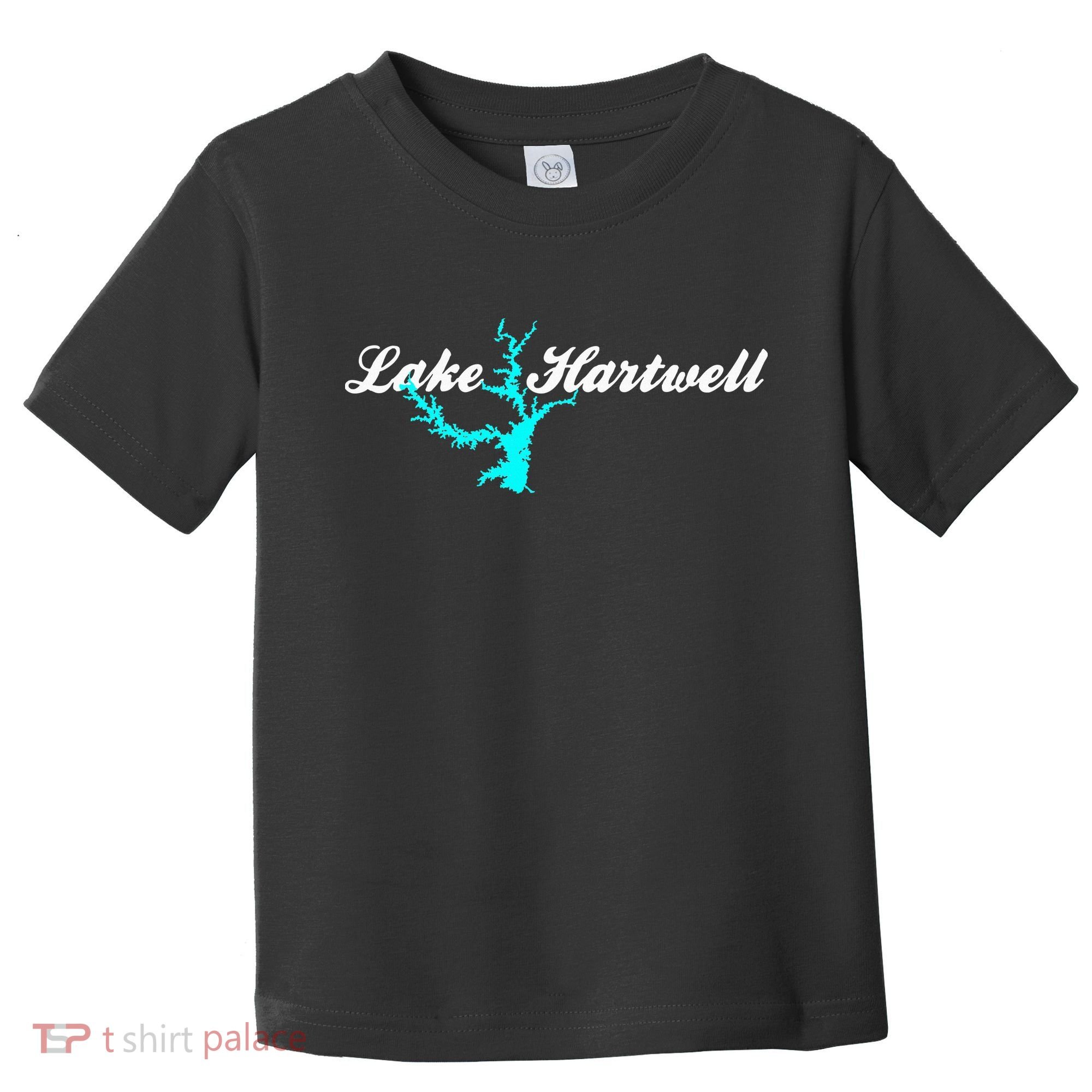 Minimalist Lake Hartwell Georgia South Carolina Toddler T-Shirt