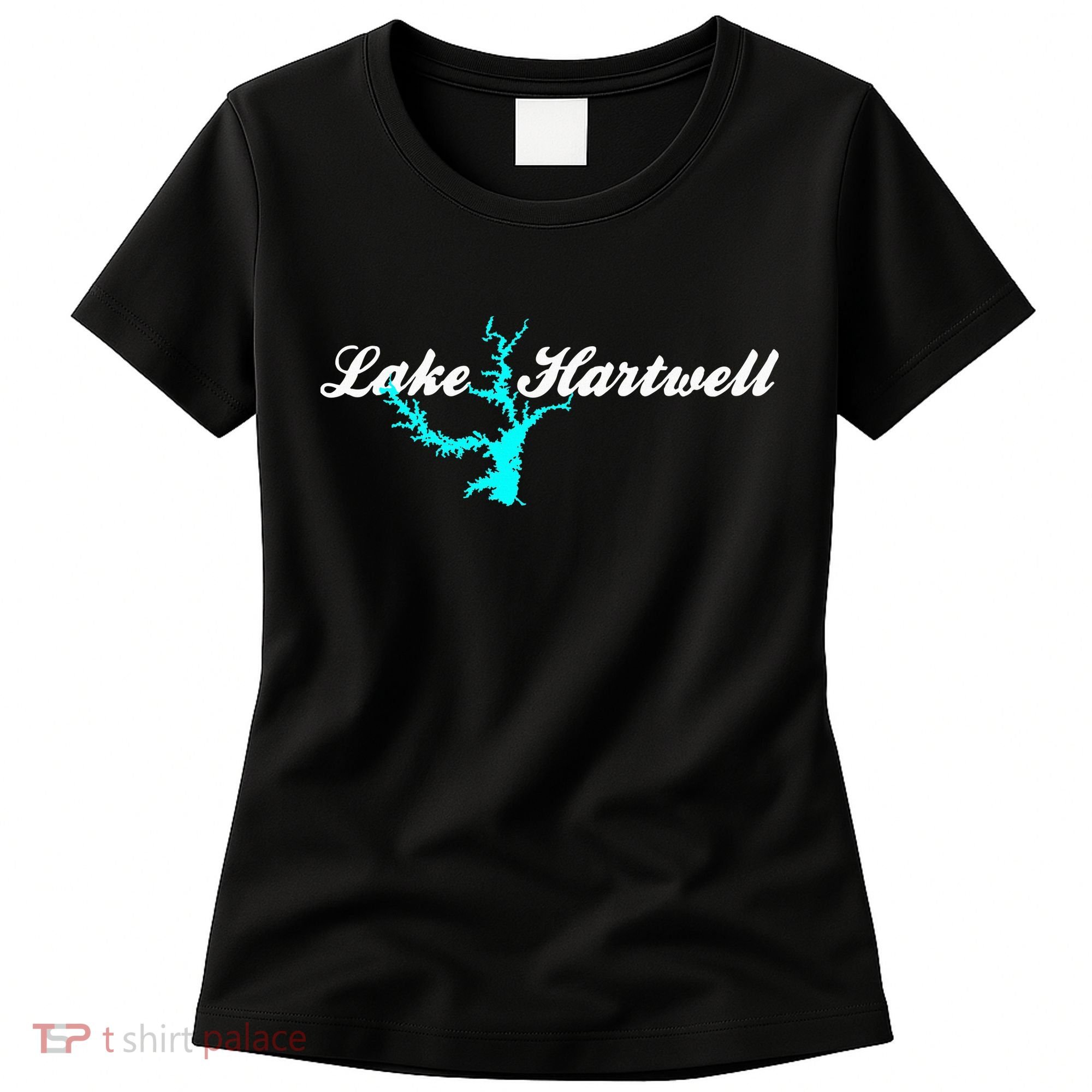 Minimalist Lake Hartwell Georgia South Carolina Women's T-Shirt
