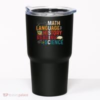 Math Language History Reading Science Music Teacher Funny Tumbler thumb 0
