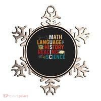 Math Language History Reading Science Music Teacher Funny Ornament thumb 0