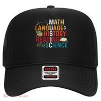 Math Language History Reading Science Music Teacher Funny Hat thumb 0