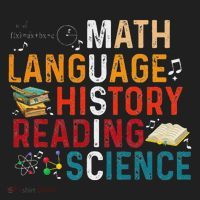 Math Language History Reading Science Music Teacher Funny Golf Towel thumb 3