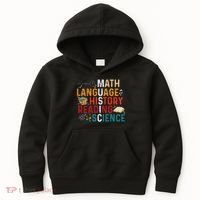 Math Language History Reading Science Music Teacher Funny Kids Hoodie thumb 0