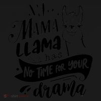 Mama Llama Has No Time Your Drama Backpack thumb 2