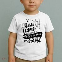 Mama Llama Has No Time Your Drama Toddler T-Shirt thumb 2