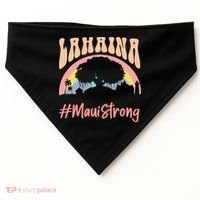 Maui Lahaina Hawaii Banyan Tree Strong USA-Made Doggie Bandana thumb 0