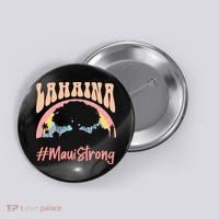 Maui Lahaina Hawaii Banyan Tree Strong Button thumb 0