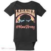 Maui Lahaina Hawaii Banyan Tree Strong Baby Bodysuit thumb 0