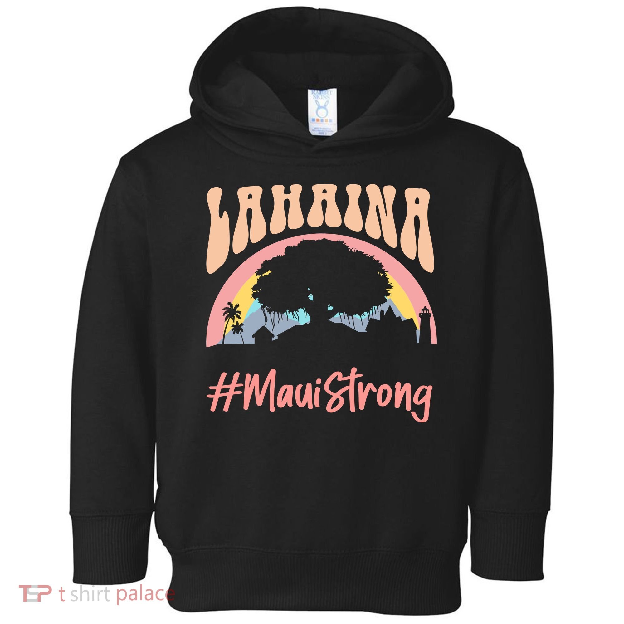 Maui Lahaina Hawaii Banyan Tree Strong Toddler Hoodie