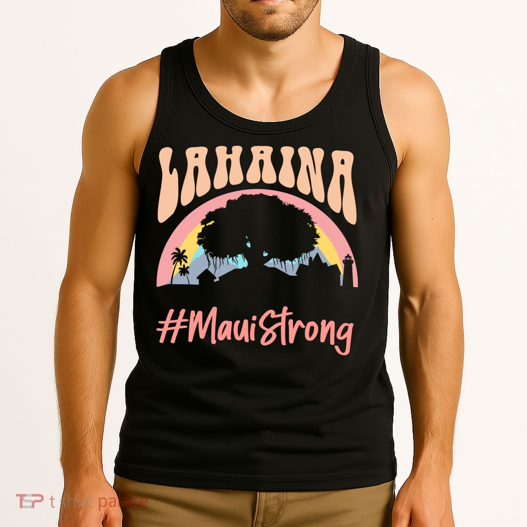 Maui Lahaina Hawaii Banyan Tree Strong Tank Top