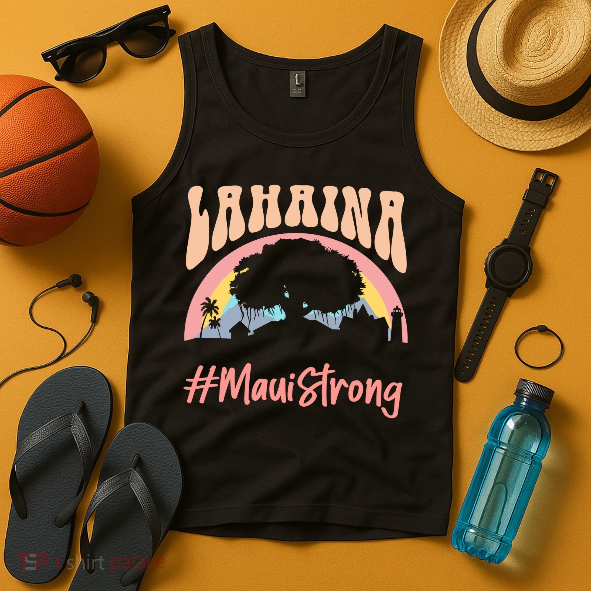 Maui Lahaina Hawaii Banyan Tree Strong Tank Top