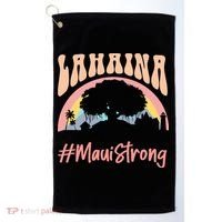 Maui Lahaina Hawaii Banyan Tree Strong Golf Towel thumb 0