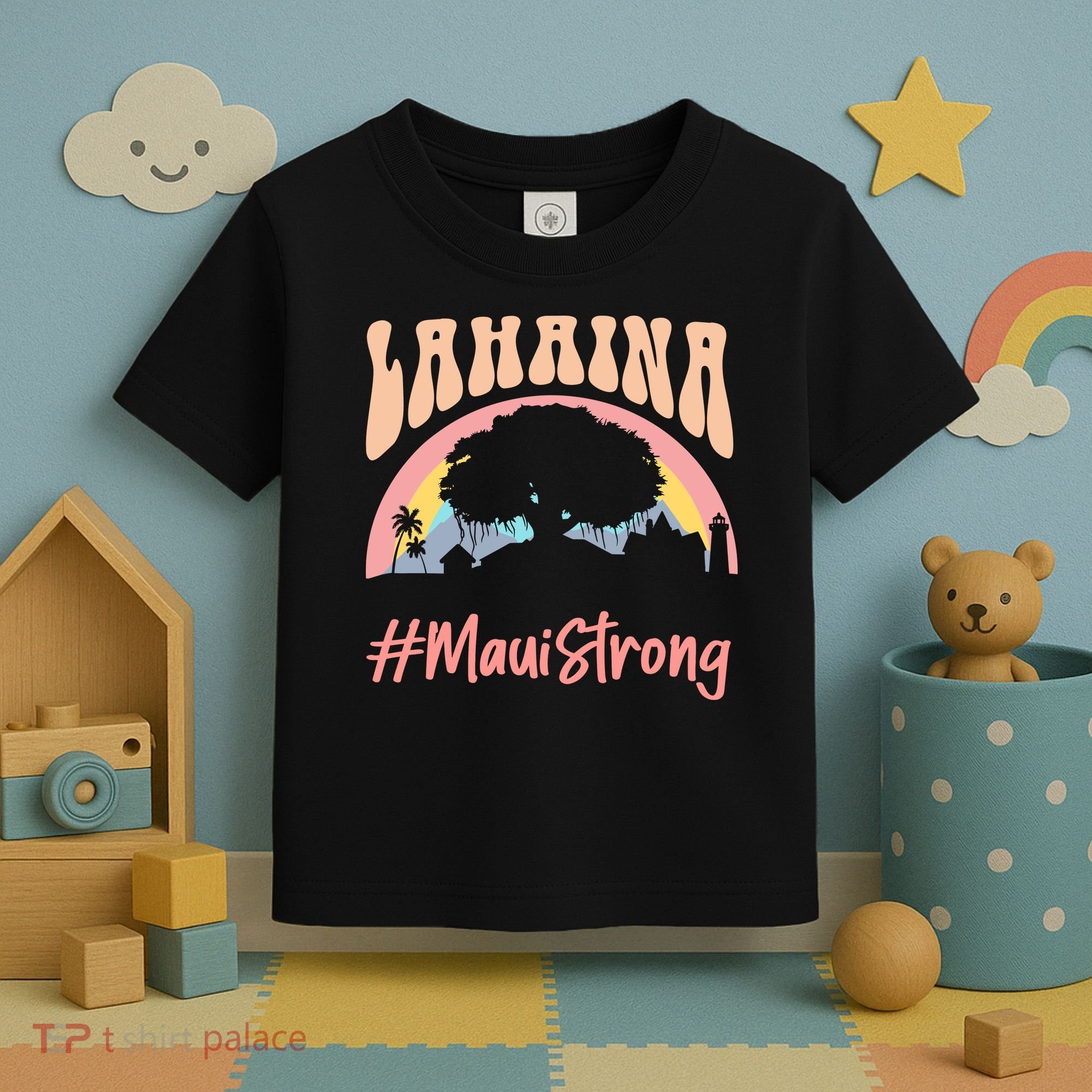 Maui Lahaina Hawaii Banyan Tree Strong Toddler T-Shirt