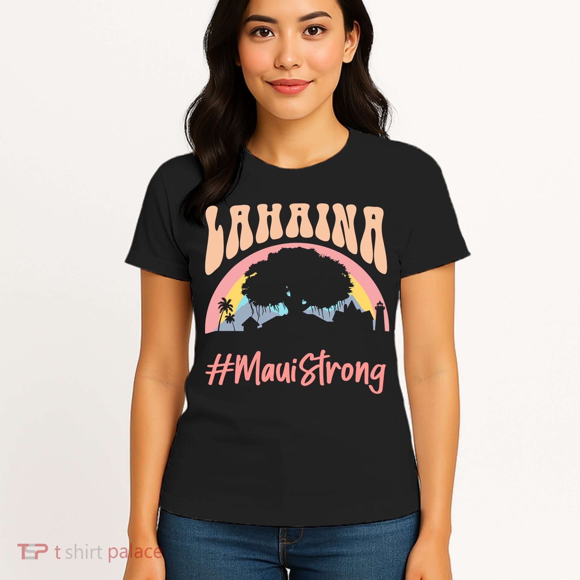 Maui Lahaina Hawaii Banyan Tree Strong Women's T-Shirt