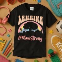 Maui Lahaina Hawaii Banyan Tree Strong Kids T-Shirt thumb 3