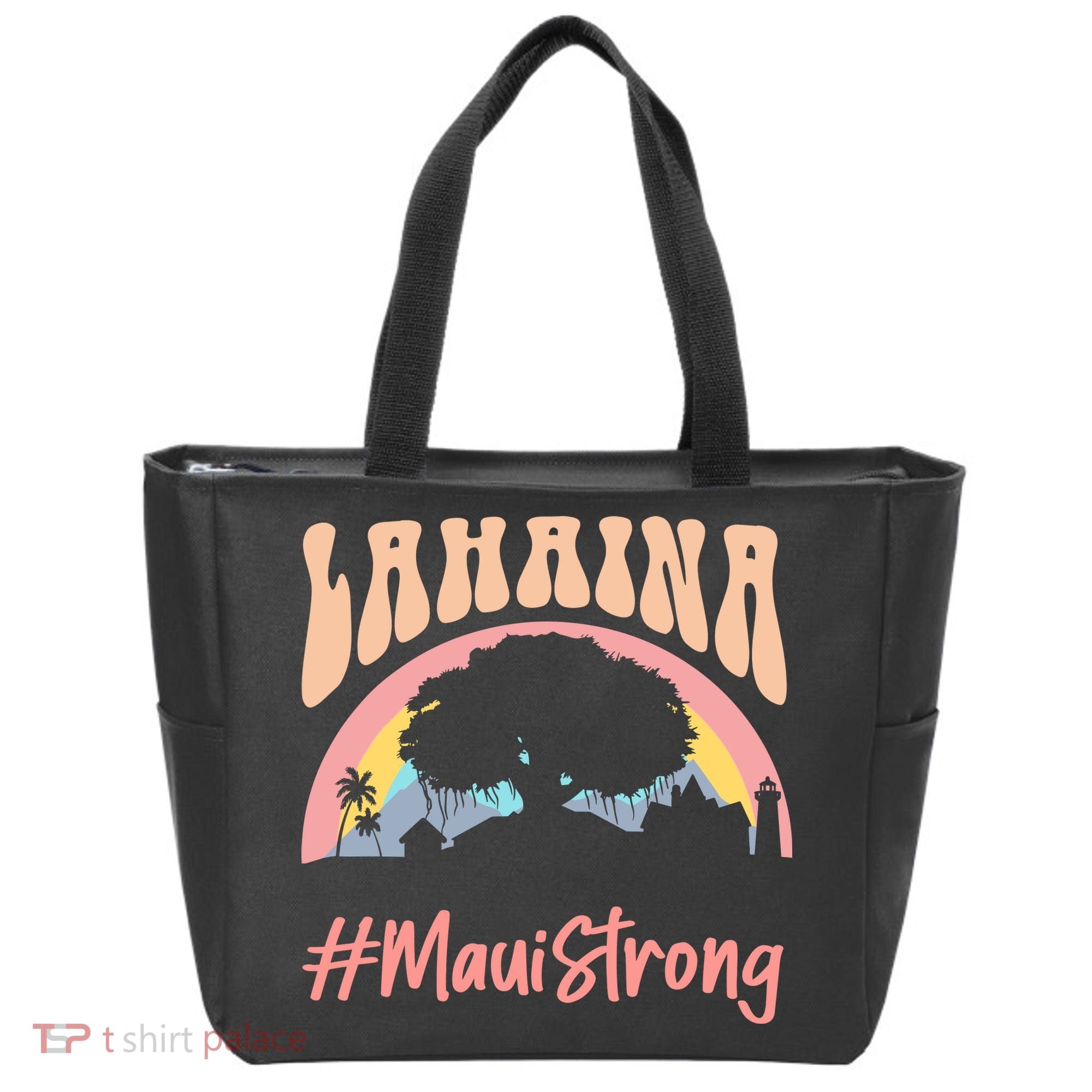 Maui Lahaina Hawaii Banyan Tree Strong Tote Bag