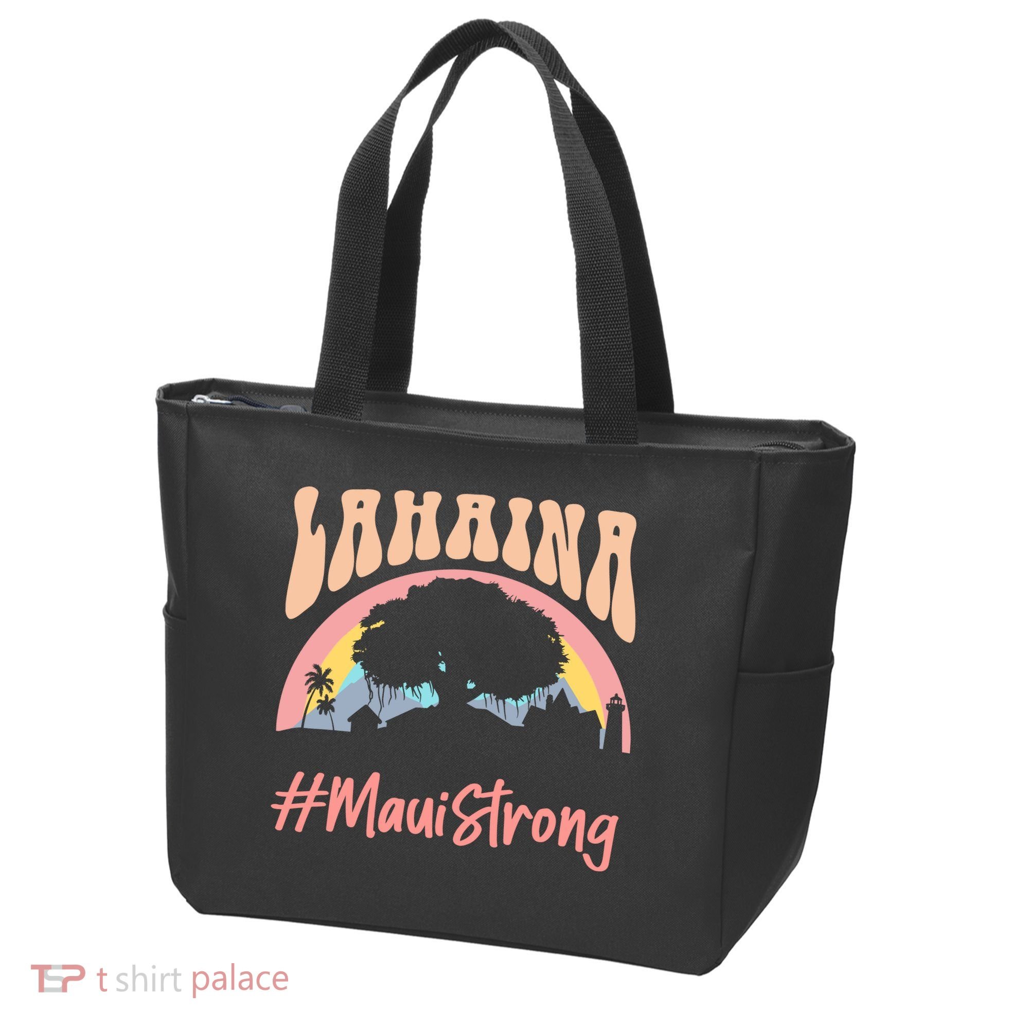 Maui Lahaina Hawaii Banyan Tree Strong Tote Bag