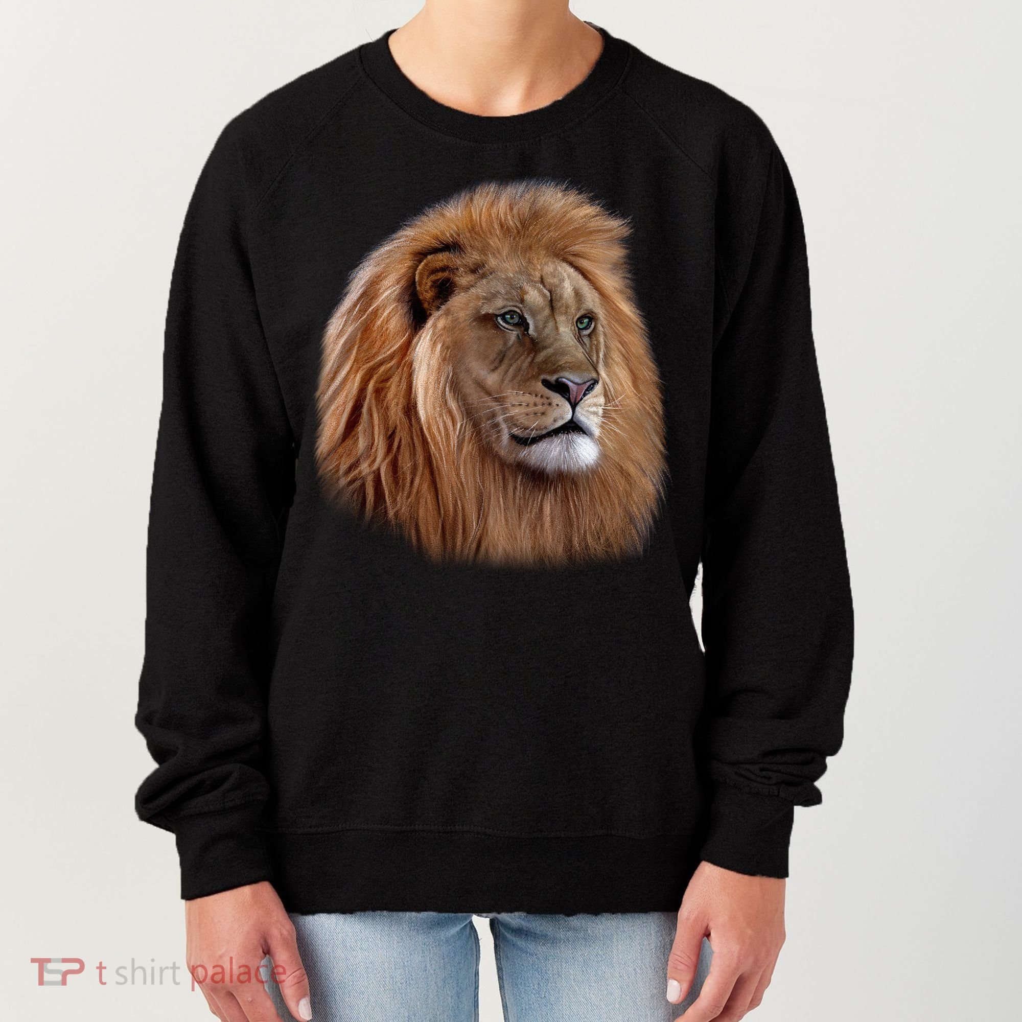 Majestic Lion Head Women's Sweatshirt